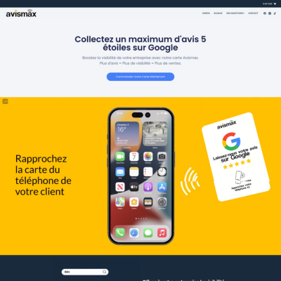 Boutique Avismax — boutique en ligne