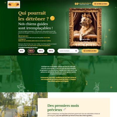 Chiens Guide pour Aveugles — collecte de dons